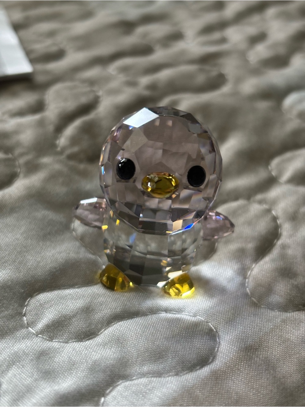 Swarovski SCS Mama Penguin Crystal Figurine - Retired